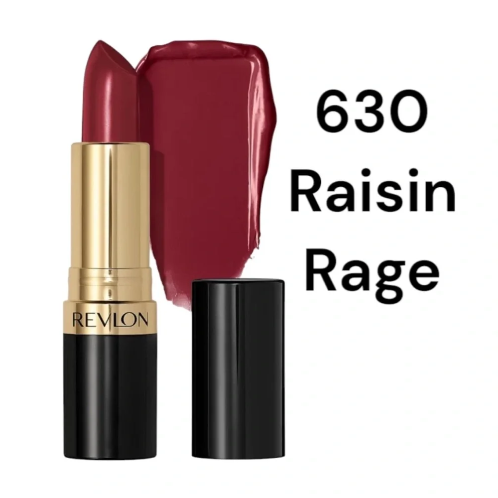 💎 Revlon Super Lustrous Lipstick Creme #630 Raisin Rage New Sealed Full-Size